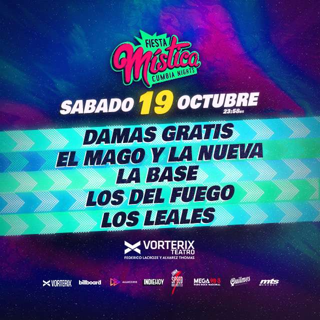 Beneficio ¡Participá por dos entradas para el show de Fiesta Mistica en el Teatro Vorterix!! de Soci@s