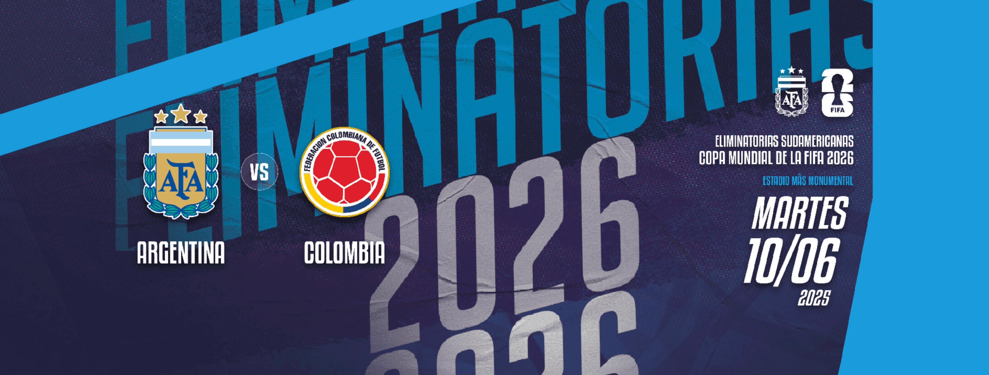 Beneficio ¡Ganate entradas para el partido Argentina vs Colombia! de Soci@s