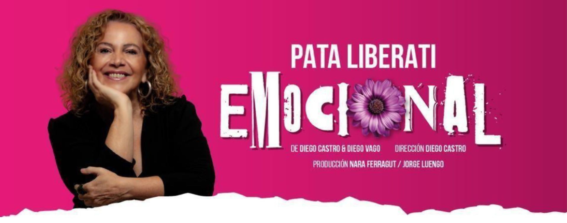 Beneficio ¡Participa por un par de entradas para Emocional el unipersonal de Pata Liberati! de Soci@s