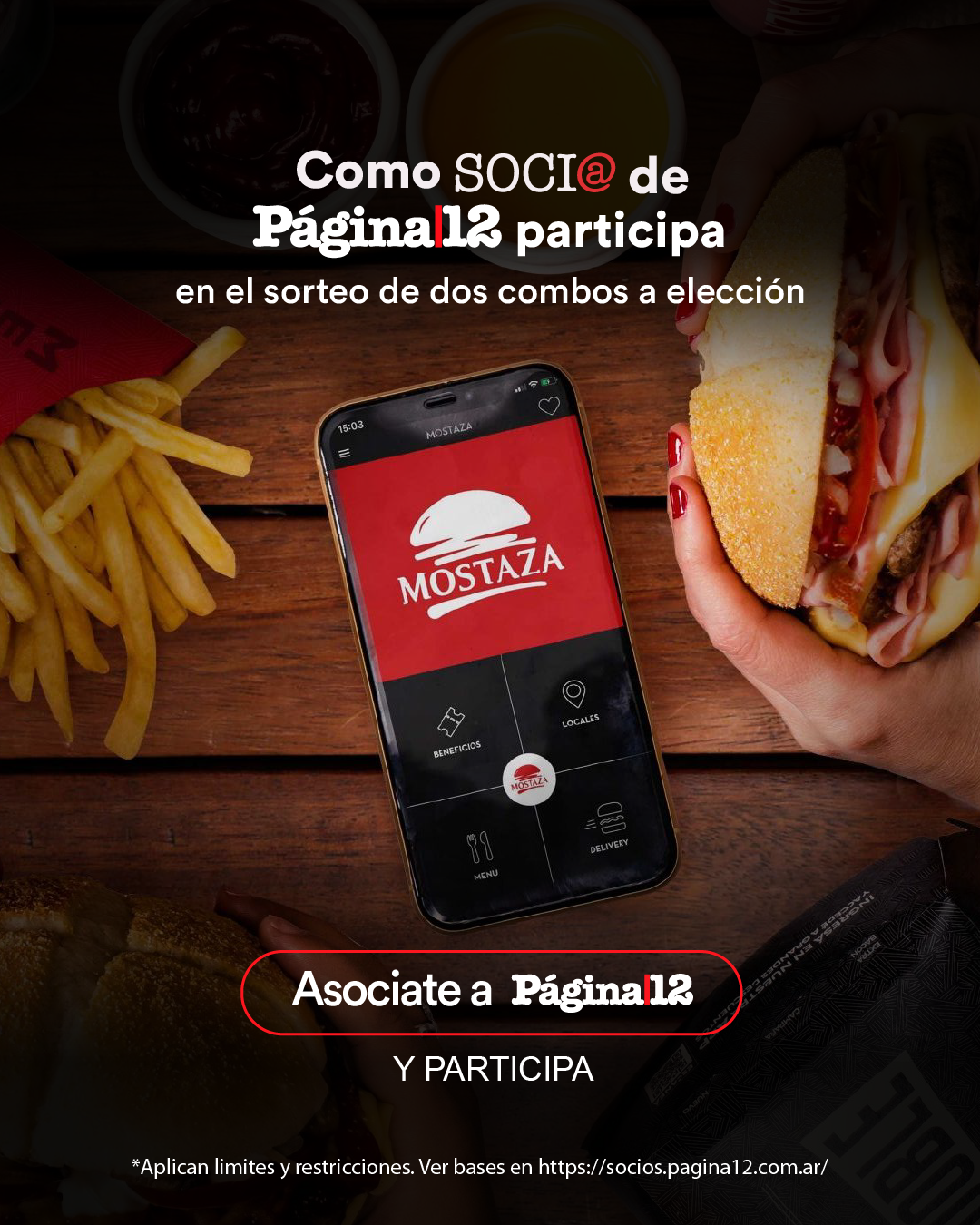 Beneficio ¡Llevate un combo de Mostaza gratis! de Soci@s