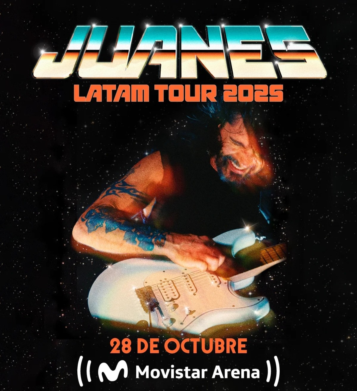 Beneficio ¡Participá por un par de entradas para Juanes en el Movistar Arena! de Soci@s
