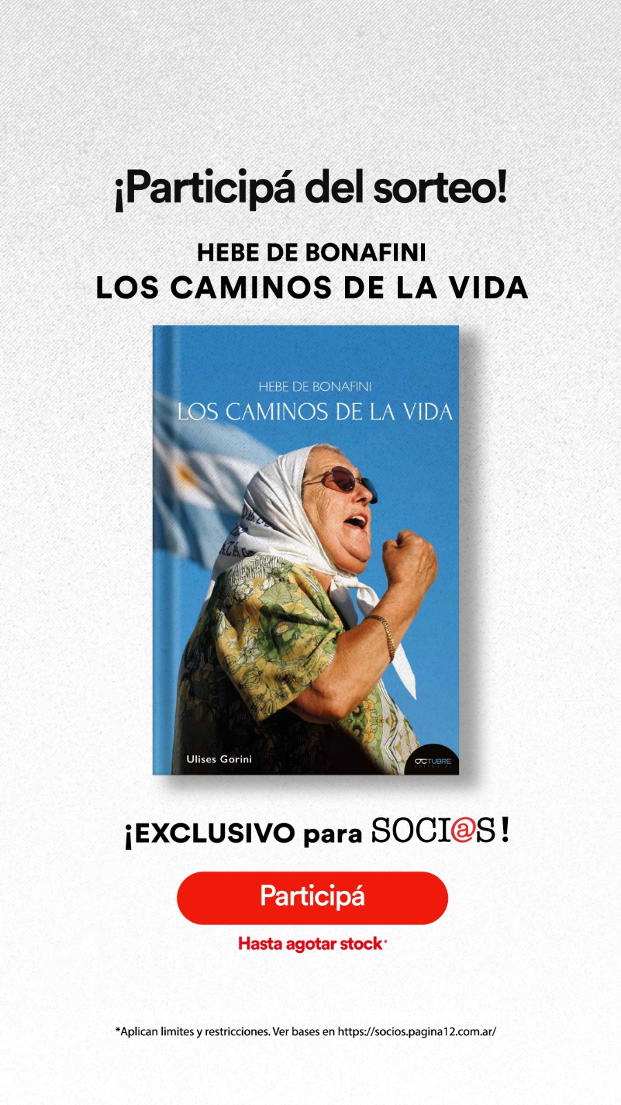 Beneficio ¡Participa por el libro Los Caminos de la Vida de Ulises Gorini! de Soci@s