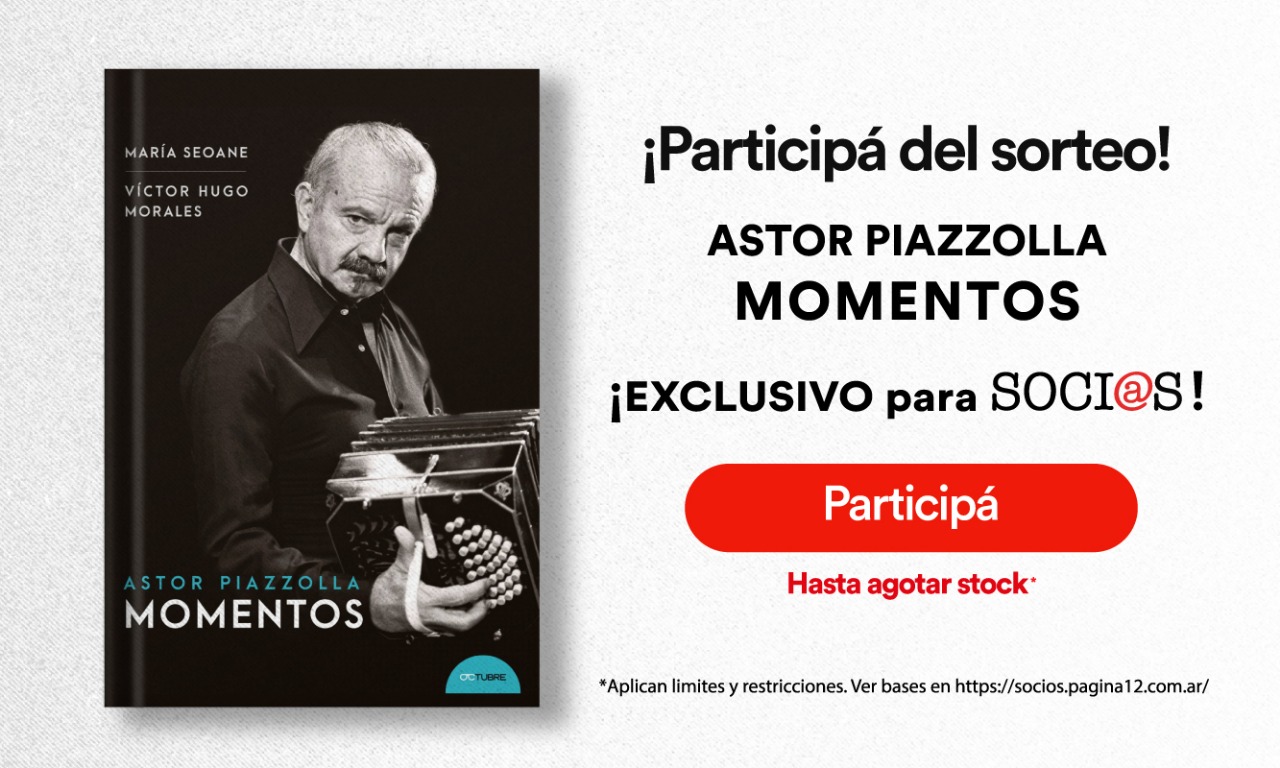 Beneficio ¡Participá por el libro Astor Piazzolla. Momentos! de Soci@s